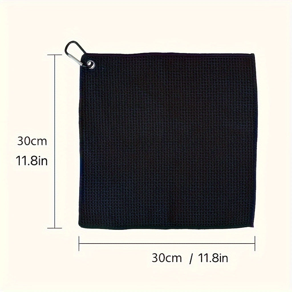 3pcs Super Absorbent Golf Towels - Machine Washable, Quick Dry Waffle Patterned Towels For Golf Bags