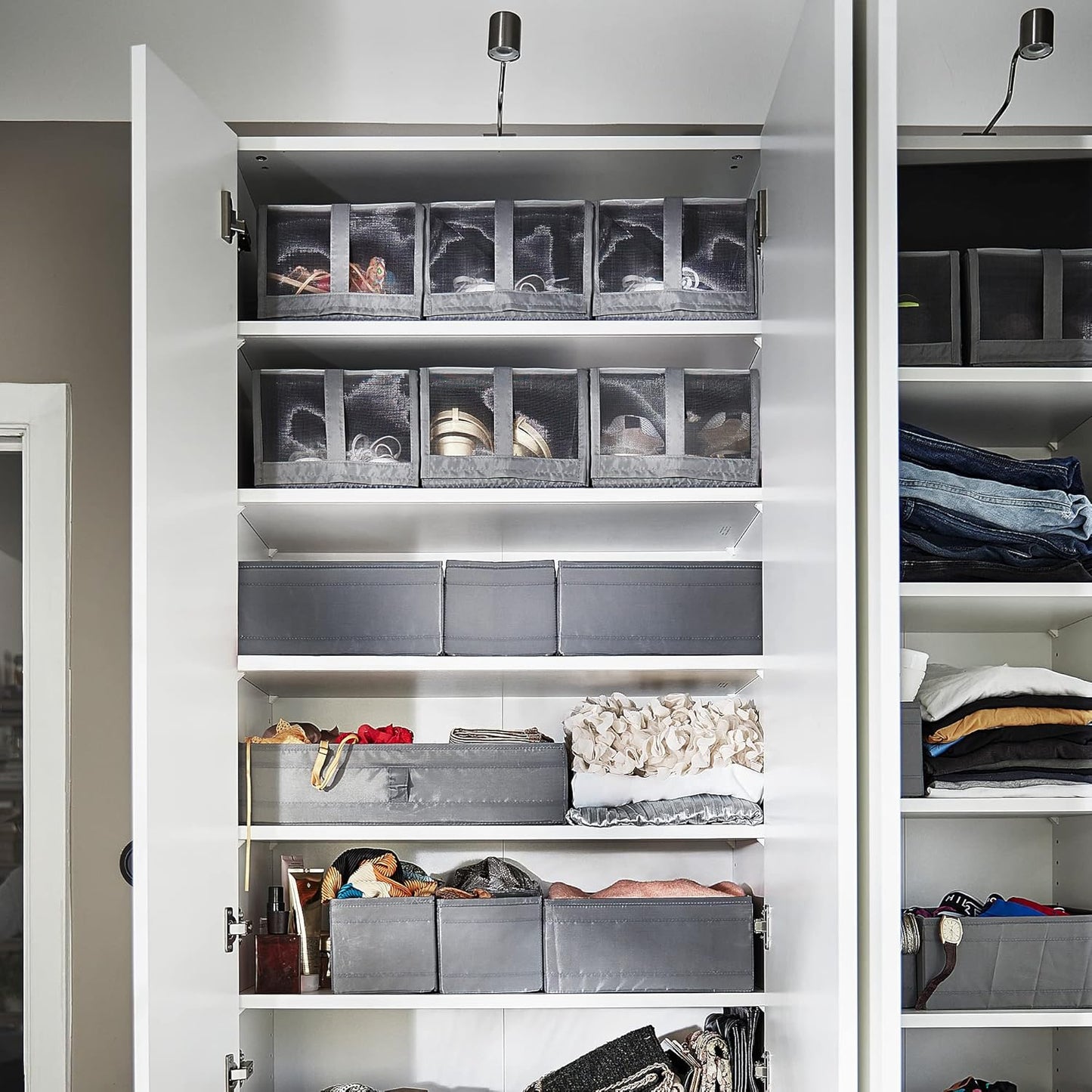 SKUBB Shoe box, dark gray, 8 ¾x13 ½x6 ¼ "