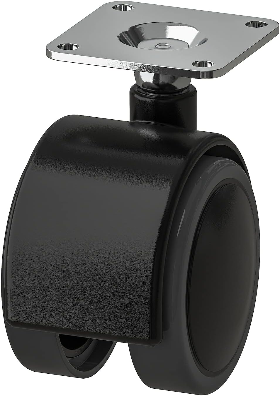 ALEX Castors, Black, 2" / Pack of 4