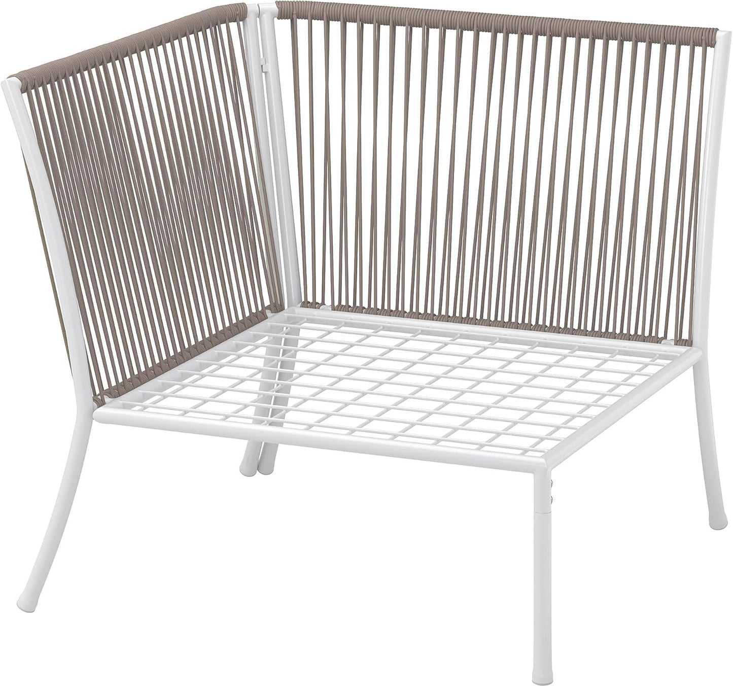 IKEA SEGERÖN corner section, outdoor, white/beige
