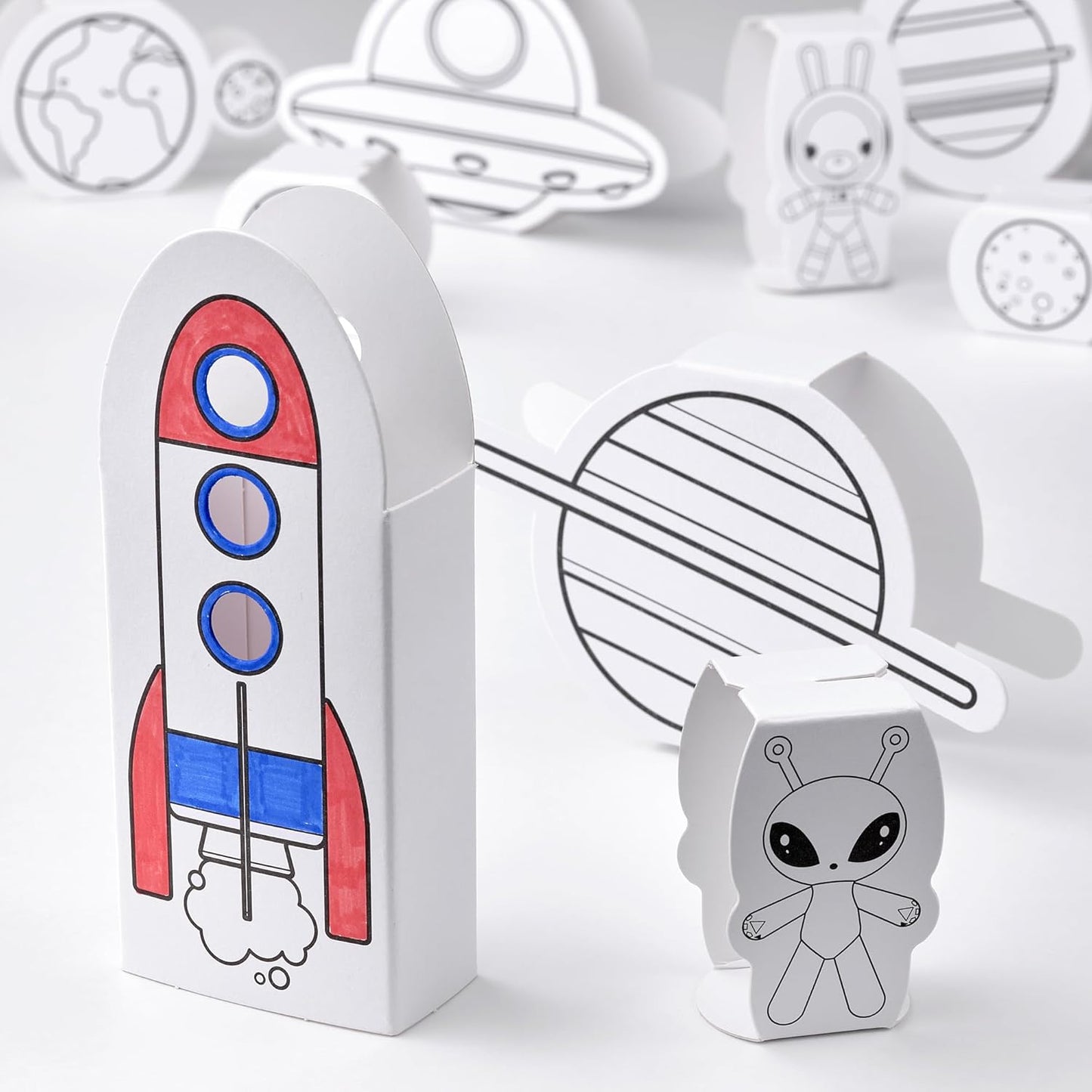 AFTONSPARV 15-Piece Cardboard Template Set, Space
