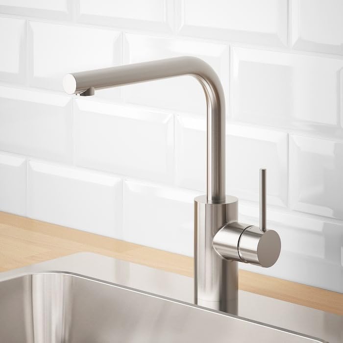 TÄMNAREN Kitchen Mixer Tap with Sensor – Modern and Hygienic, Stainless Steel Color