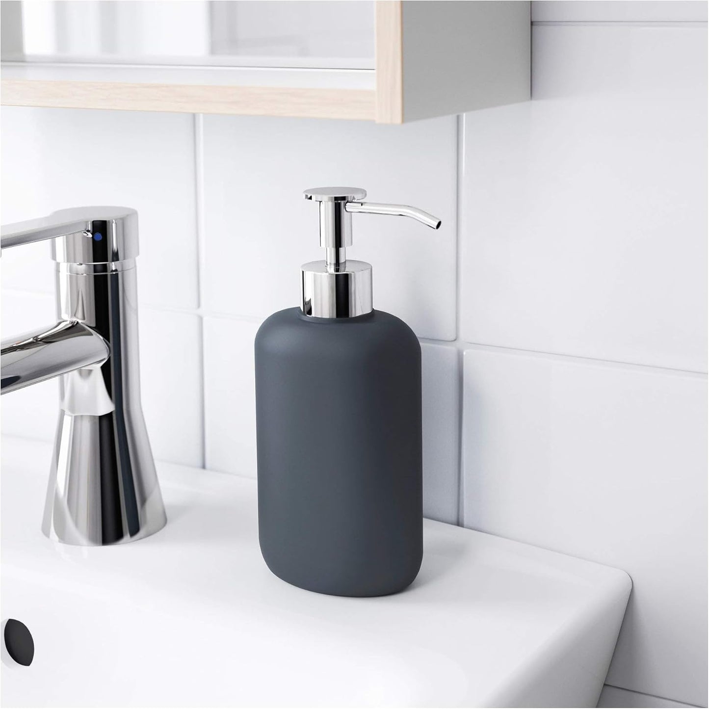 Ikea EKOLN Soap Dispenser, Dark Grey
