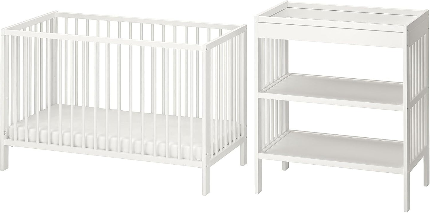 GULLIVER 2-piece baby furniture set, white