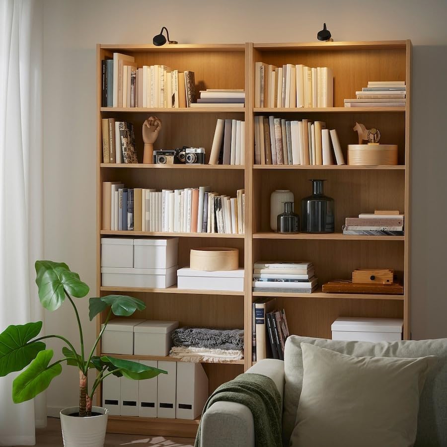 YTBERG LED Cabinet Lighting Spreads a Soft Light, for Home and Office. (Black/dimmable)