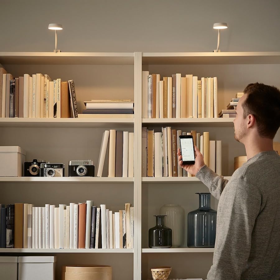 YTBERG LED Cabinet Lighting Easily DirectSpreads a Soft Light, (White/dimmable)
