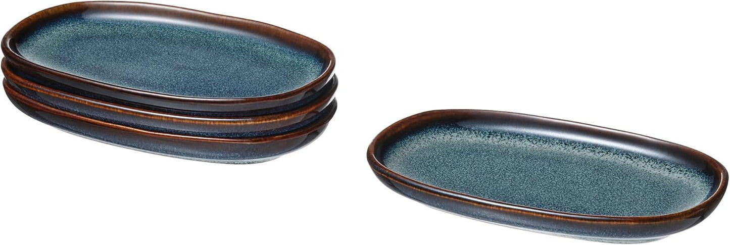 GLADELIG Plate, 12x7 cm, Blue