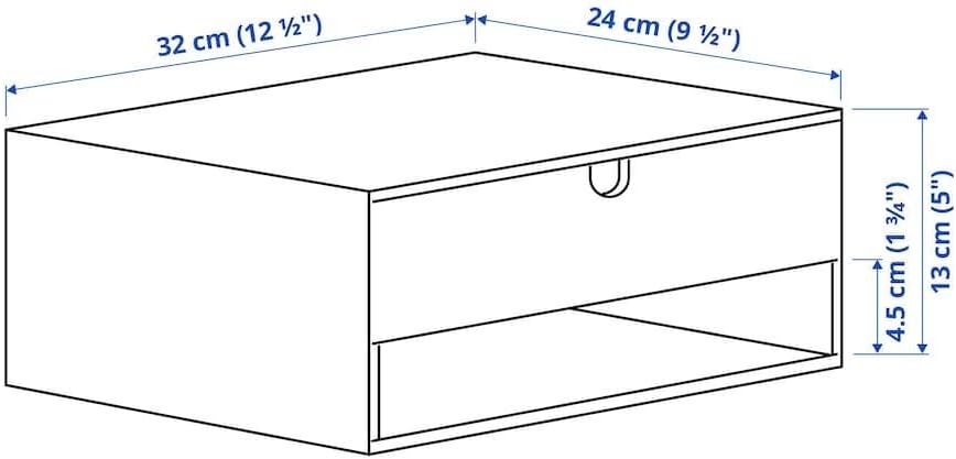 HÄSTVISKARE Mini chest of drawers, oak effect, 12 1/2x9 1/2"
