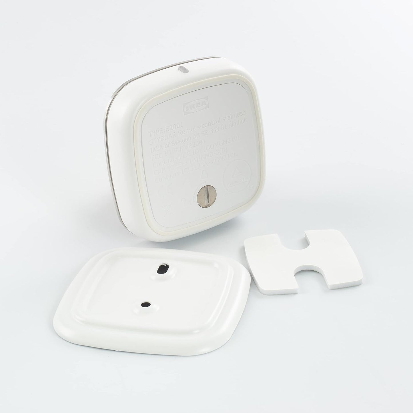 Wireless Smart Remote Controls/Dimmer Switches, Works with TRADFRI/DIRIGERA, Stainless, 004.680.45 - Set of 2
