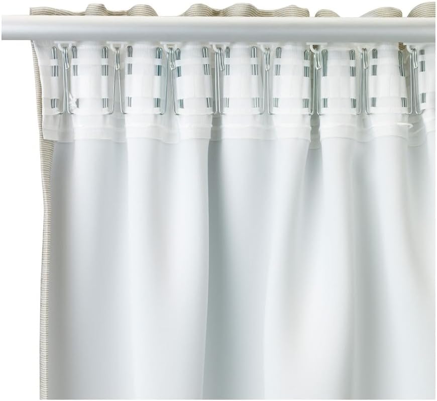 VILBORG Room darkening 1 pair Pleat Blackout Curtains for,for Windows 57x98 (Beige)