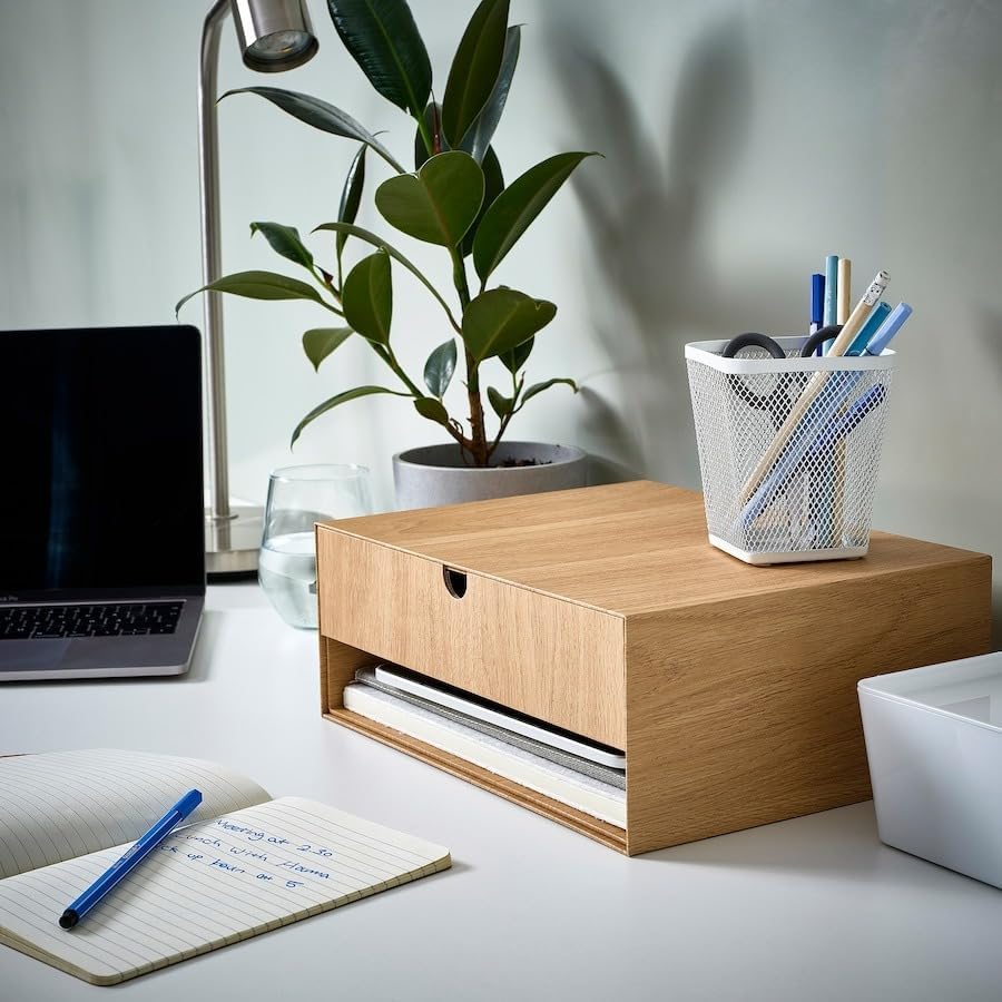 HÄSTVISKARE Mini chest of drawers, oak effect, 12 1/2x9 1/2"