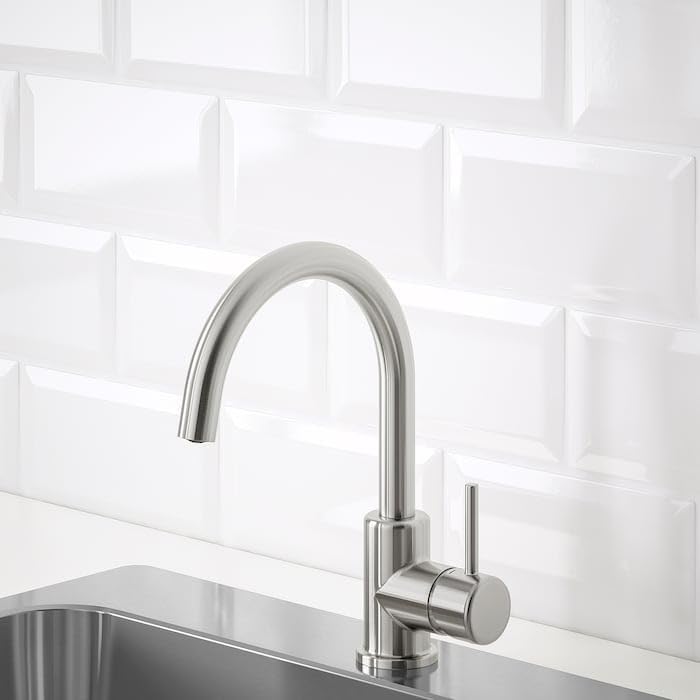 GLYPEN Mixer Tap – Sleek Stainless Steel Effect, Durable and Stylish Design