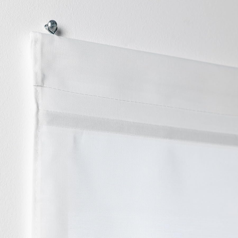 Add Elegance to Your Windows with RINGBLOMMA Roman Blind - White,23x36"