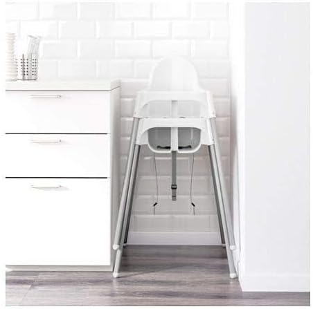 Highchair White Portable Foldable