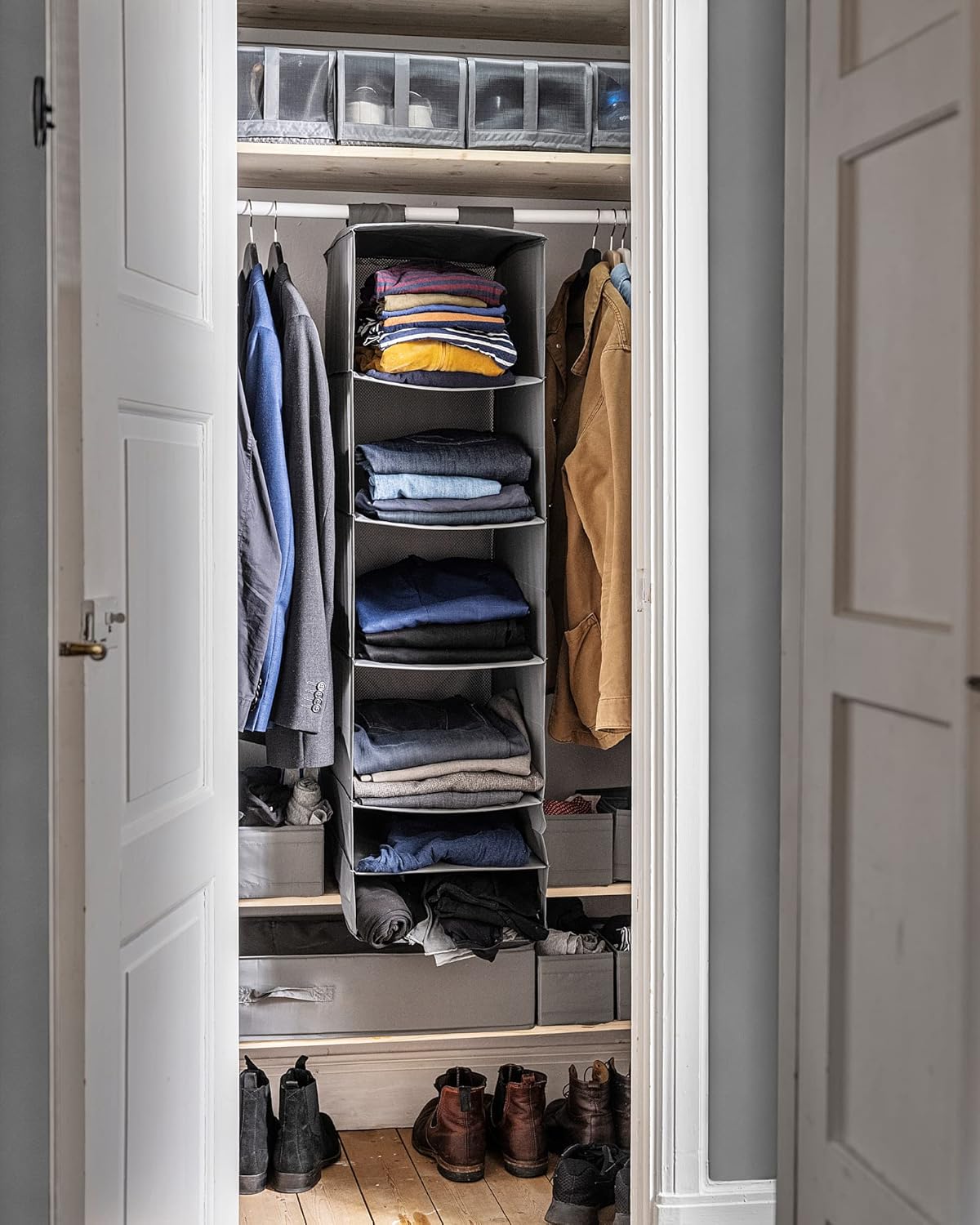SKUBB Shoe box, dark gray, 8 ¾x13 ½x6 ¼ "