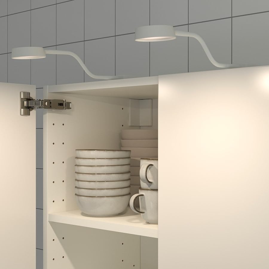 YTBERG LED Cabinet Lighting Easily DirectSpreads a Soft Light, (White/dimmable)