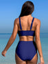 Plunge Wide Strap Two-Piece Swim Set