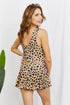 Marina West Swim Full Size Clear Waters Swim Dress in Leopard