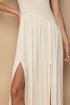 POL Sleeveless Back Zipper Front Slit Maxi Dress