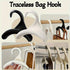 10-piece-sturdy Plastic Hook-wardrobe Rack, Suitable for Handbags, Handbags, Belts, Scarves, Hats-space-saving Bag Racks for Family and Travel.
