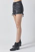 RISEN Raw Hem Denim Shorts with Pockets