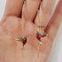 Elegant Crystal Hanging Bird Earrings for Women