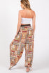 SAGE + FIG High-Rise Balloon Bohemian Print Pants