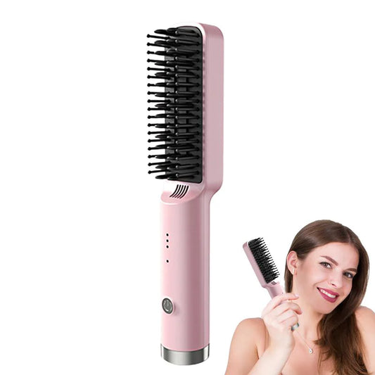 Fast Heated  Hair Straightener Brush