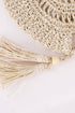 Tassel Straw Braided Strap Shoulder Bag