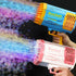 LED Angel Rocket Bubble Gun Machine Toy