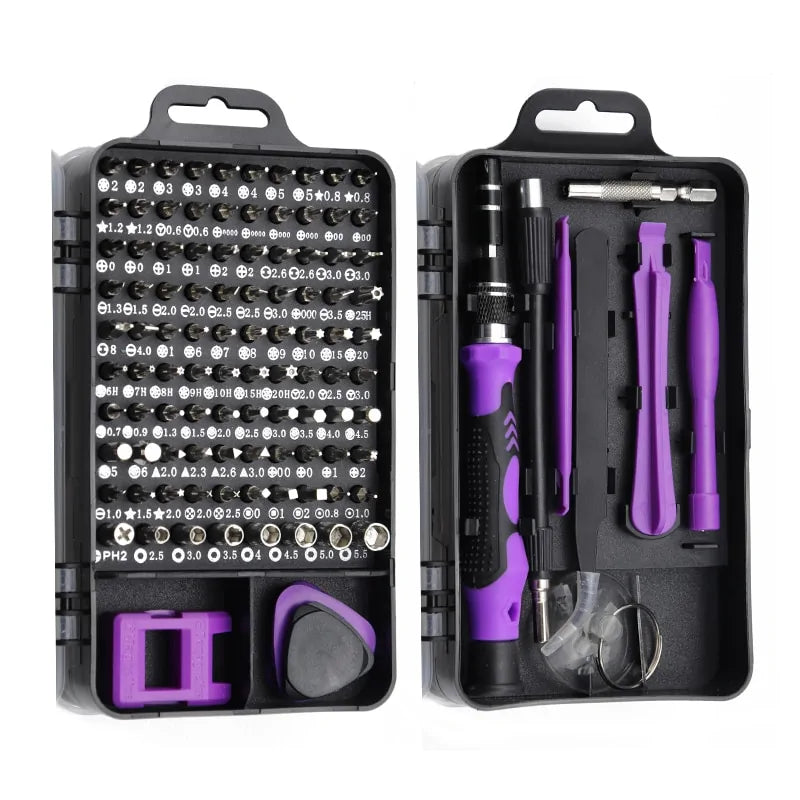 Precise: 115-in-1 Insulated Precision Screwdriver Set for PC, Mobile Phone, and Device Repair