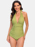 Halter Neck One-Piece Swimwear