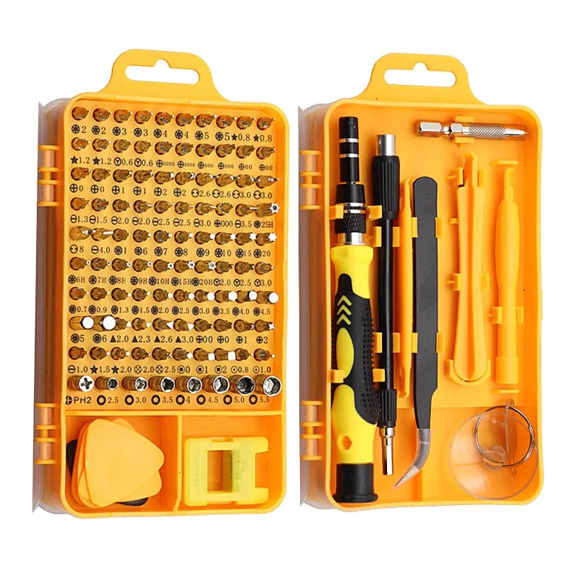 Precise: 115-in-1 Insulated Precision Screwdriver Set for PC, Mobile Phone, and Device Repair