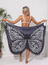 Tassel Butterfly Spaghetti Strap Cover Up