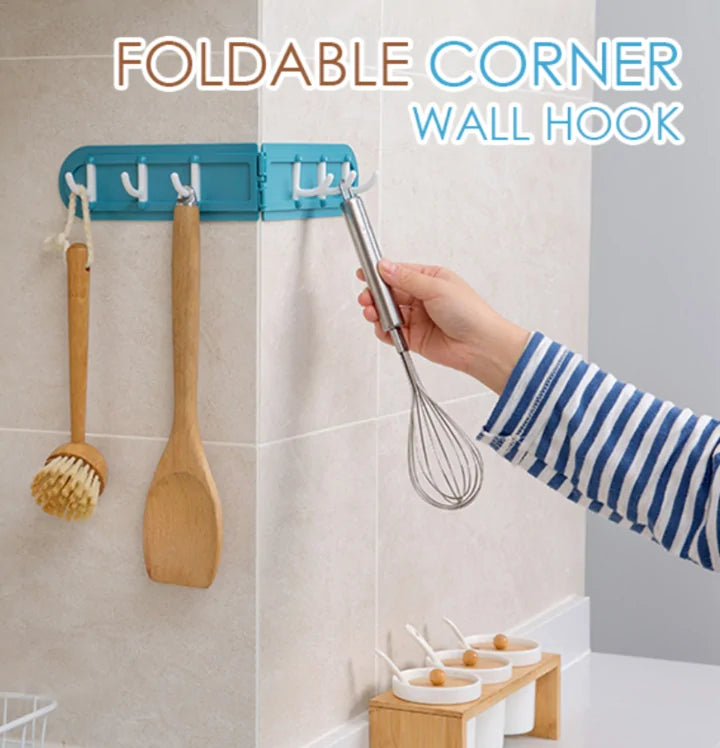 Foldable Corner Wall Hooks