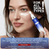 Eye Serum with 8% Caffeine 8% Retinol Hyaluronic Acid Niacinamide peptides for Puffy Eye Bags Fine Lines Dark Circles Wrinkles, Under Eye Cream with 360° Eye Roller Massage Ball, 0.5 fl. oz blue