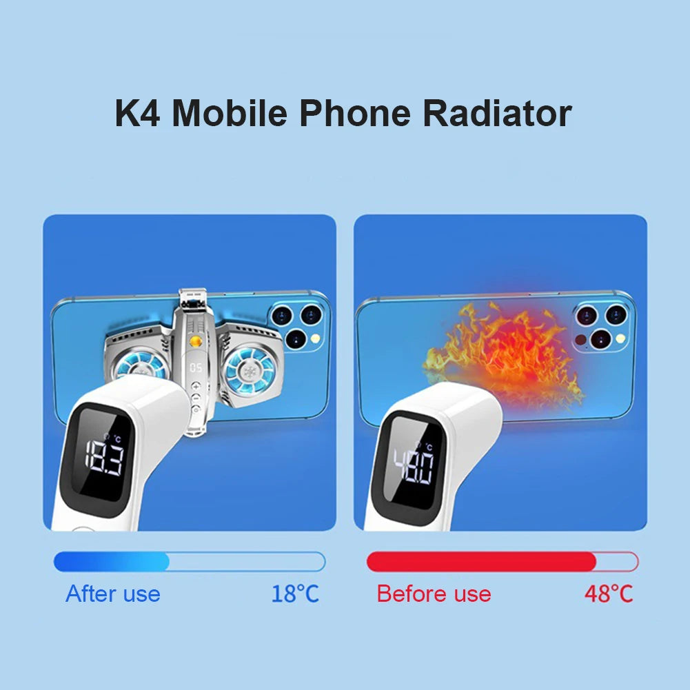 Universal Cooling Fan Radiator for Cell Phones