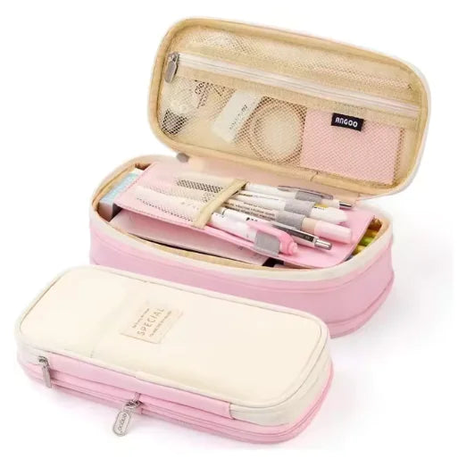 Korean Style Large Pen Box – Spacious Pencil Case