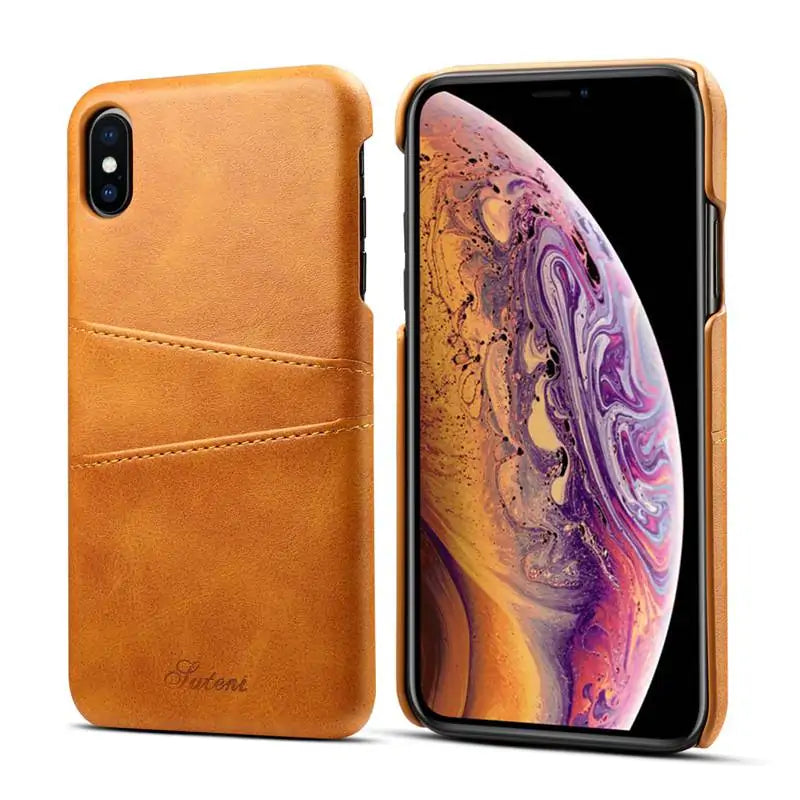 Luxury Leather Phone Back Cover