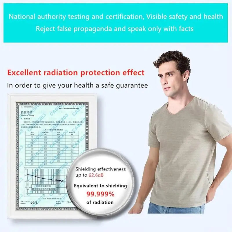 Outdoor Anti-Radiation T-Shirt: EMF Shielding Clothing