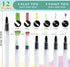 12pcs Watercolor Brush Pens