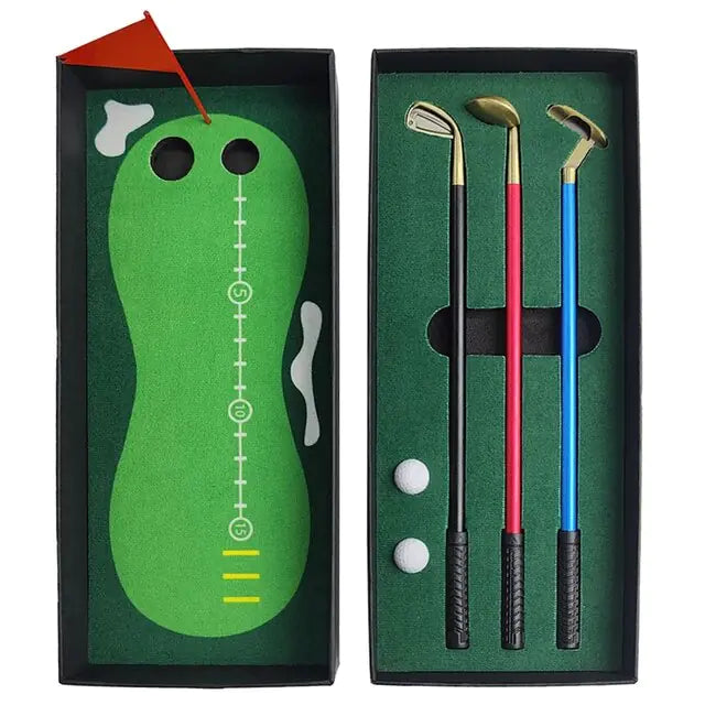 Mini Golf Game Set With High Quality Golf Training Pad