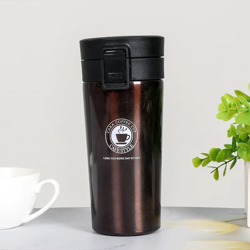 380/510ML Thermal Mug Leak-proof Stainless Steel Thermos Coffee Cup Vacuum Flask Outdoor Sports Water Bottle Insulated Cup