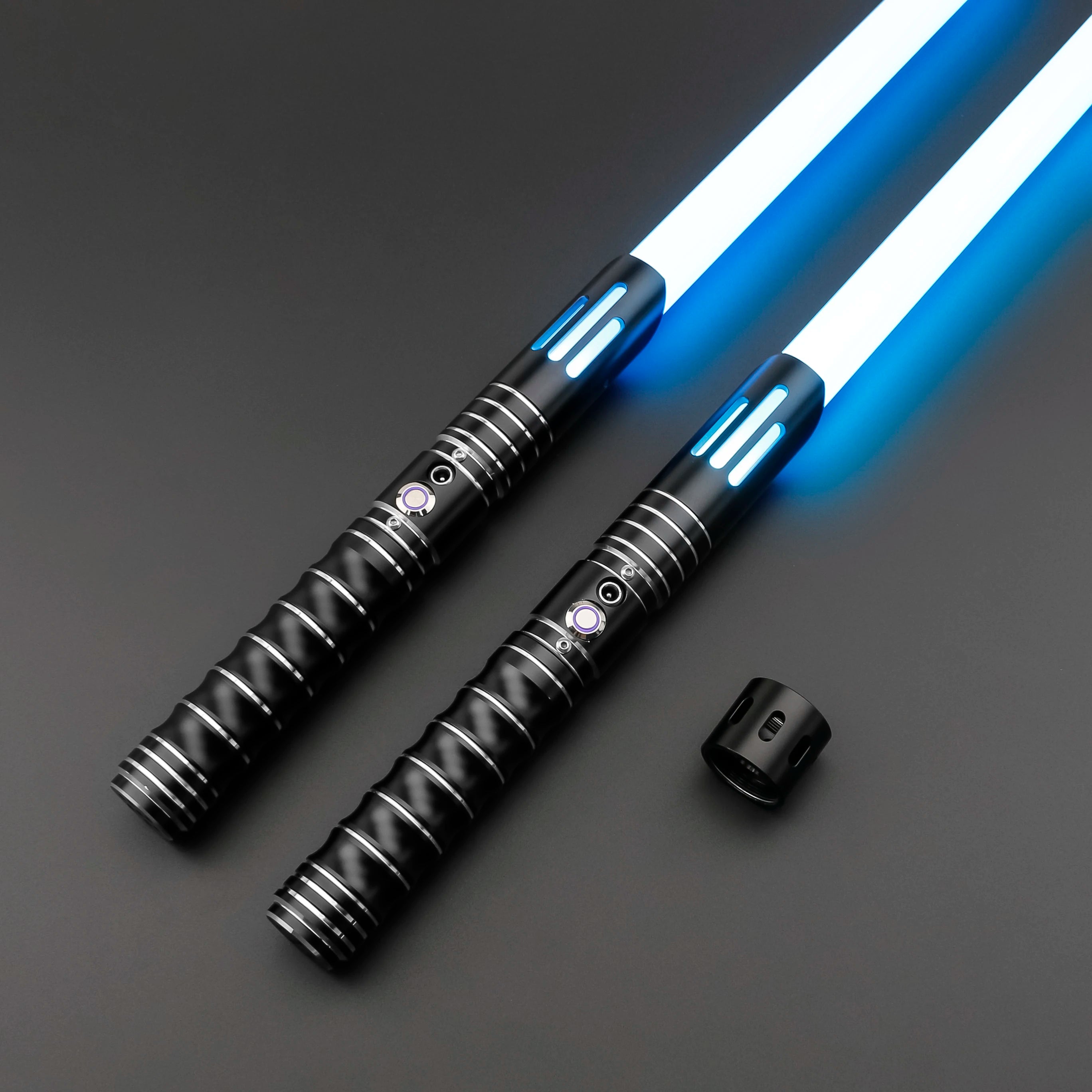 RGB Lightsaber Metal Hilt - Color Changing, Sound Effects