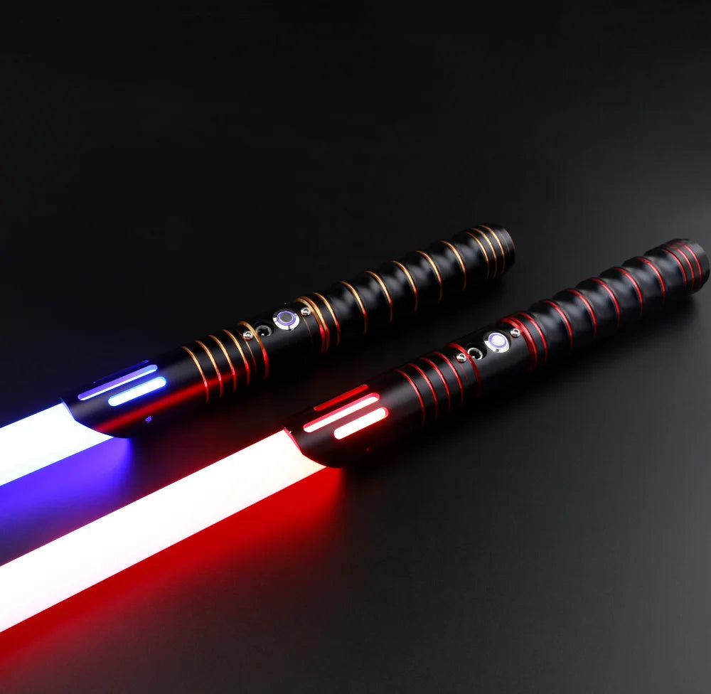 RGB Lightsaber Metal Hilt - Color Changing, Sound Effects