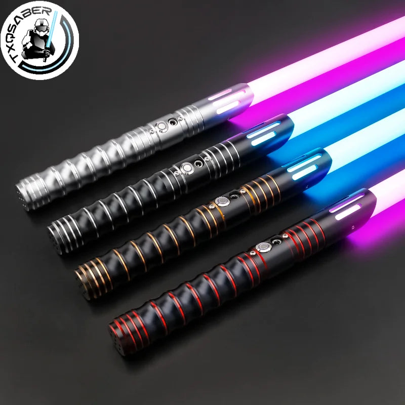 RGB Lightsaber Metal Hilt - Color Changing, Sound Effects