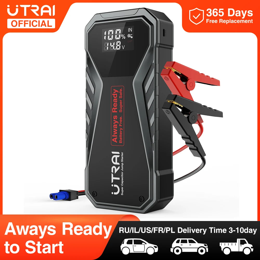 Utrai Super Capacitor Car Jump Starter Device