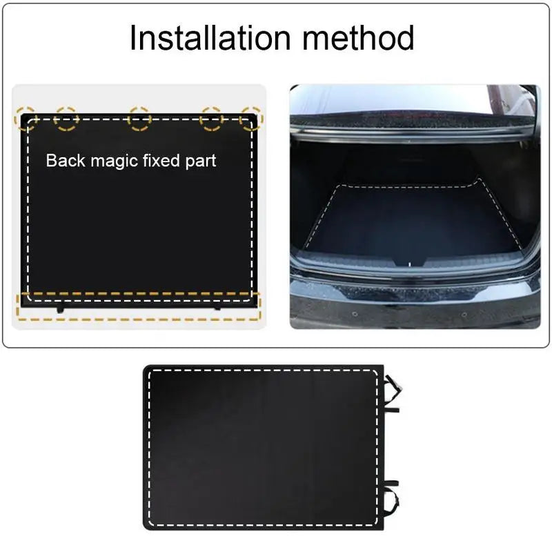 Waterproof Leather Car Trunk Mat Tail Boot Pad