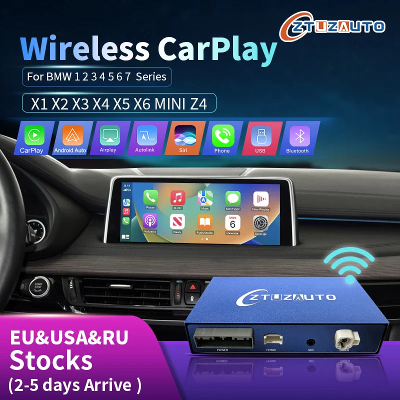 Wireless CarPlay for BMW 1-7 Series & Mini