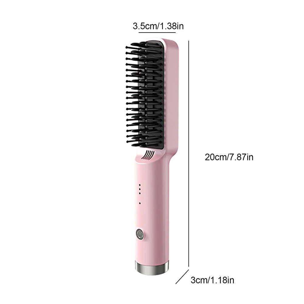 Fast Heated  Hair Straightener Brush